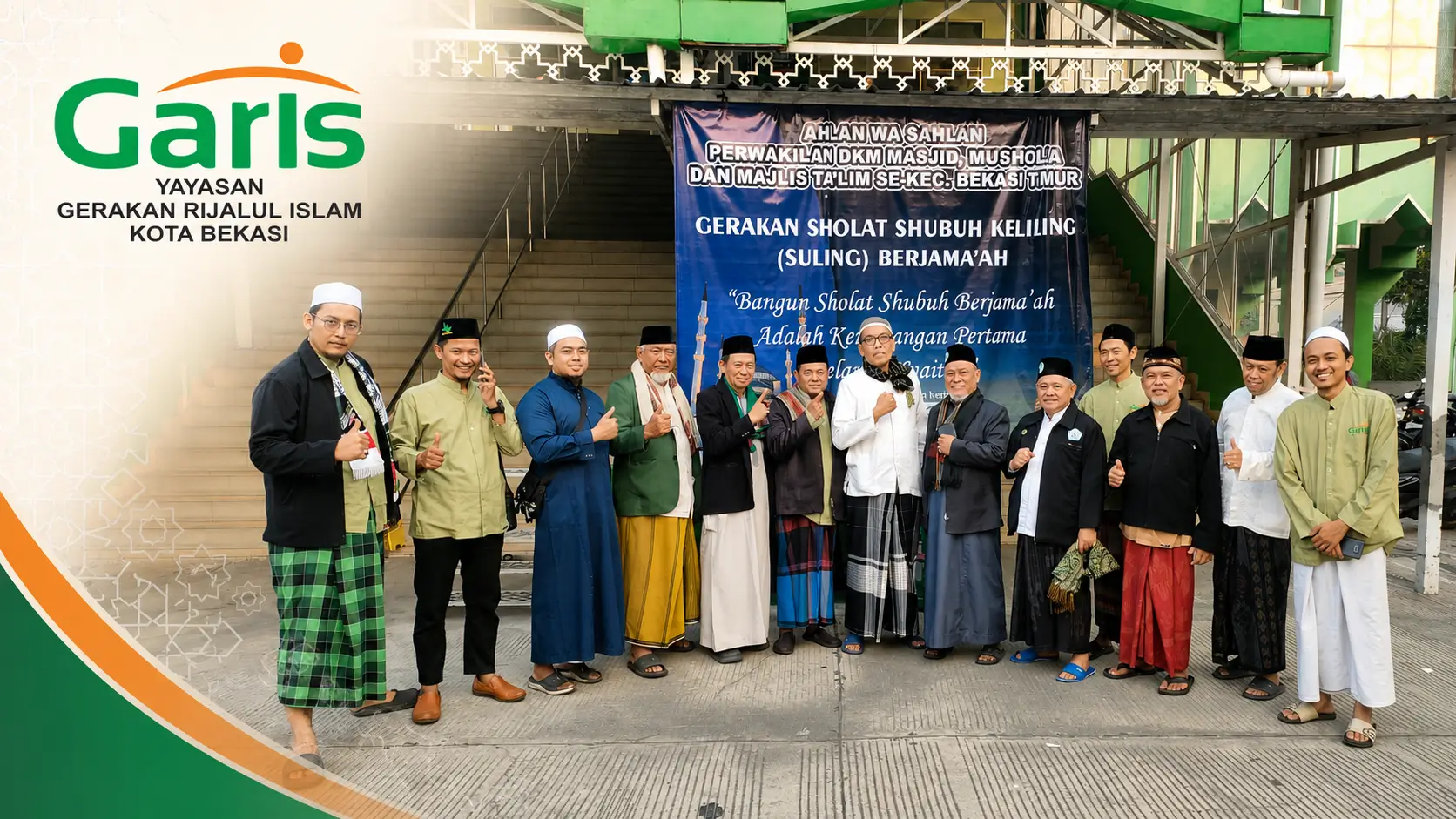 Perkuat Silaturahmi dan Peradaban Islam, Gerakan Shubuh Keliling Berjamaah Digelar Khidmat di Masjid Al-Ikhlash
